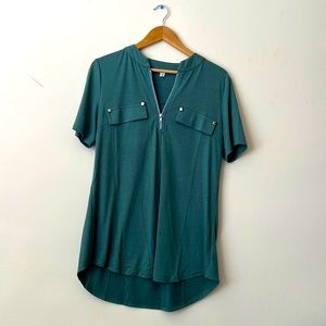 Size L casual green blouse